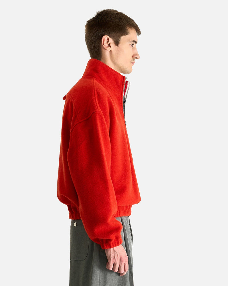 Rier Men Sweaters Polar Fleece in Orange