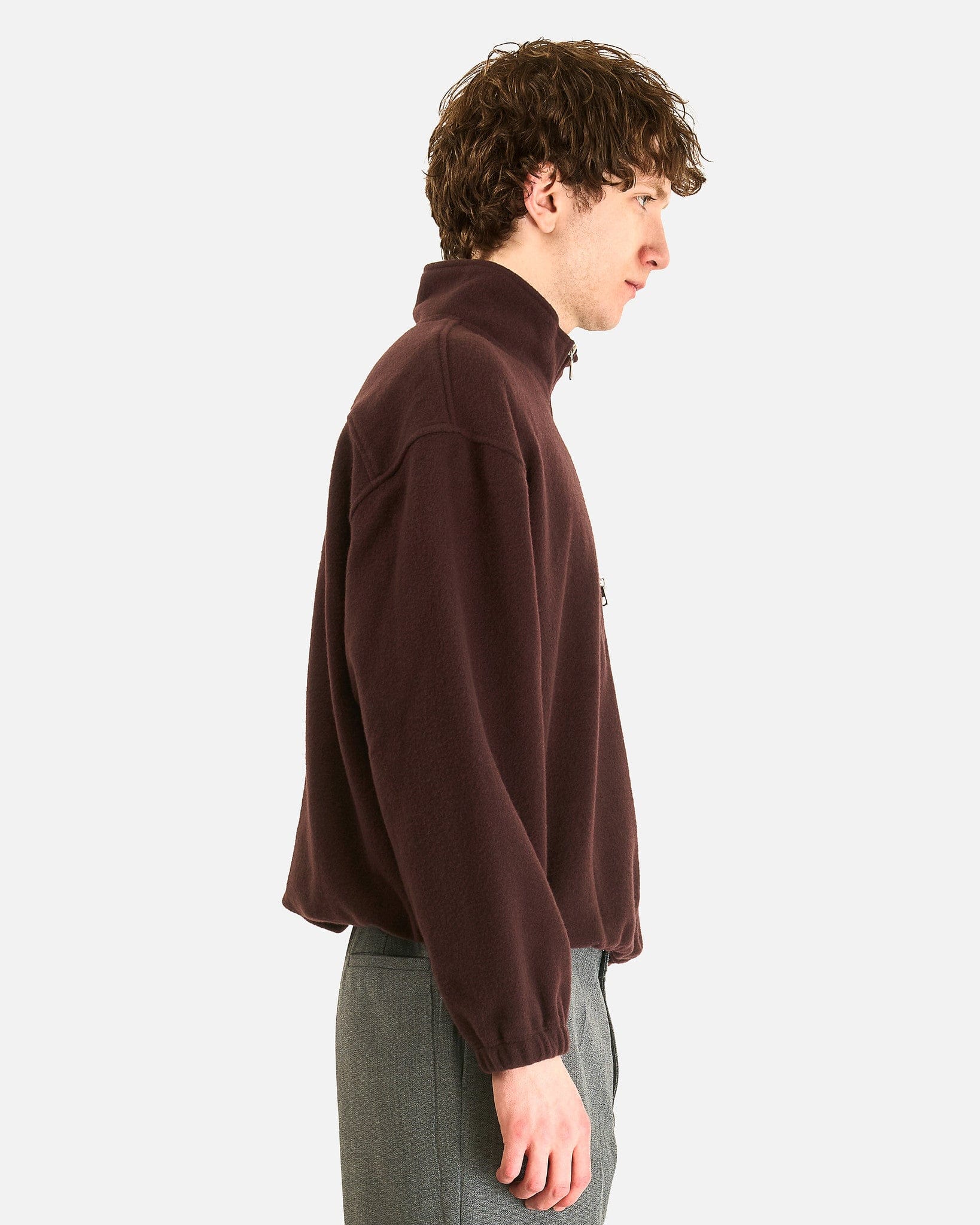 Rier Men's Jackets Polar Fleece in Tannin