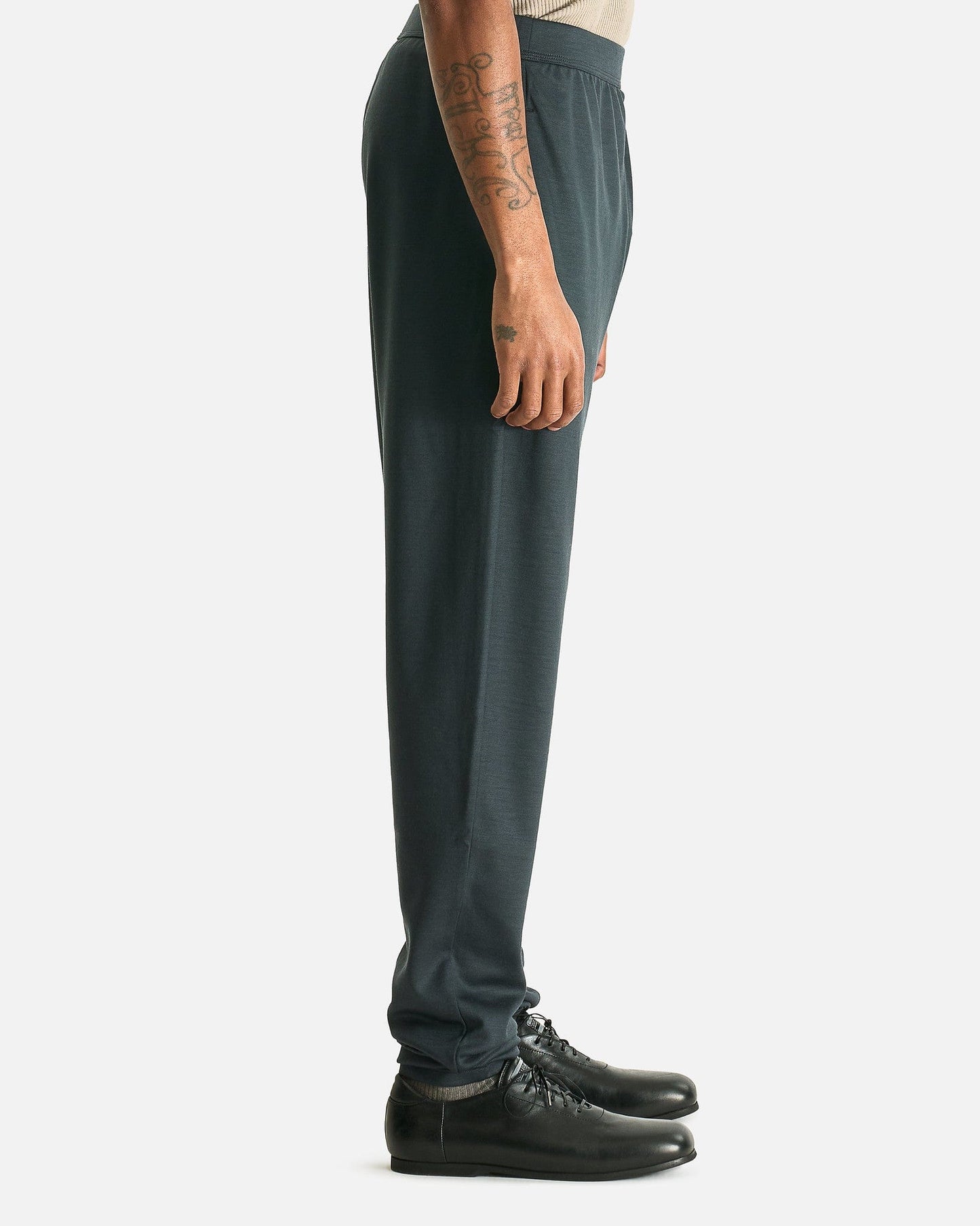 Rier Men's Pants Polar Jogging Trousers in Plombe Interlock