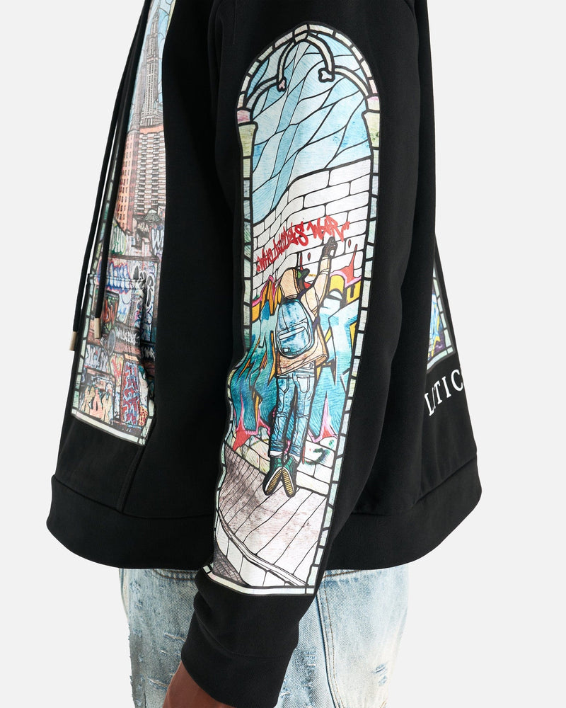 Politics As Usual Hooded Sweatshirt in Coal – SVRN