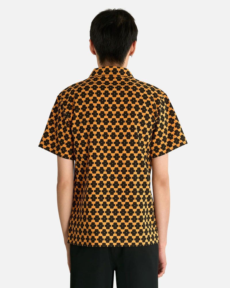 Comme des Garcons HOMME PLUS Men's Shirts Polo in Orange/Black