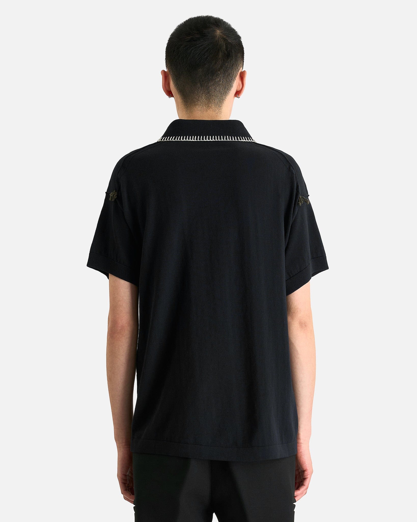 Polo Knit in Blue Nero – SVRN