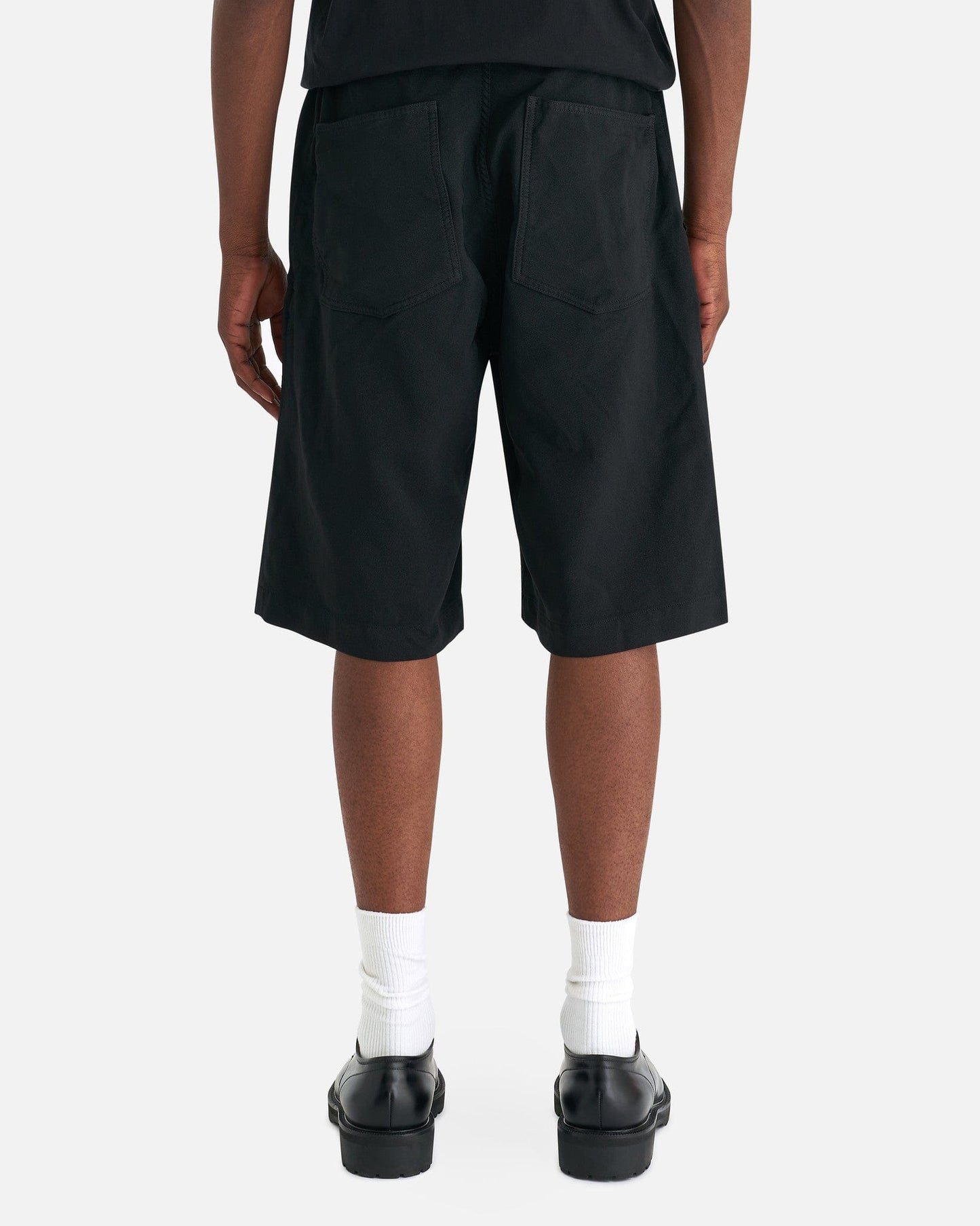 Comme des Garcons Homme Deux Men's Shorts Polyester Shorts in Black