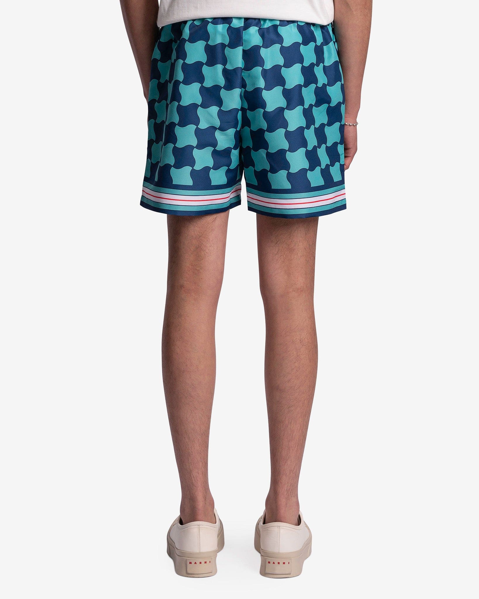 Casablanca Men's Shorts Pool Tile Printed Swim Trunks in Multi
