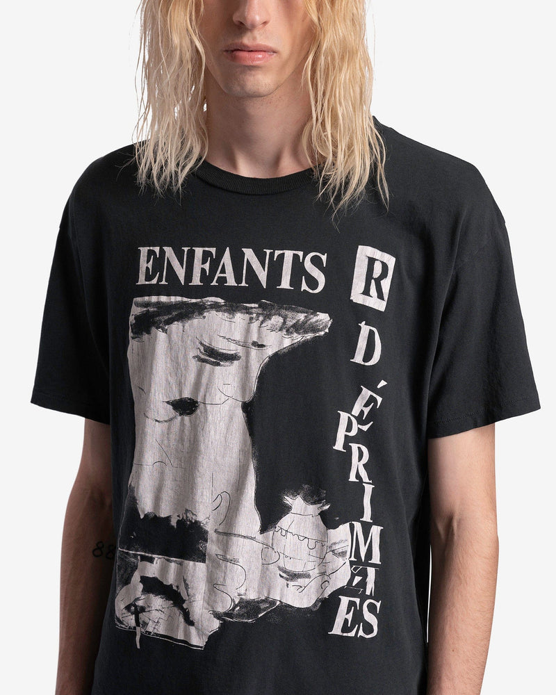 Enfants Riches Deprimes Men's T-Shirts Poppy Kid T-Shirt in Black/White