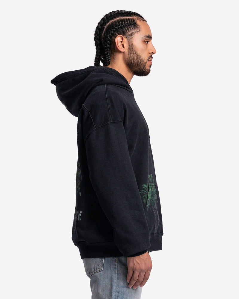 Rhude Men's Sweatshirts Port De Gustavia Hoodie in Vintage Black