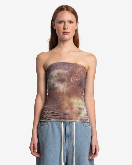 Paloma Wool Women Tops Postre Digital Print Top in Dark Mauve
