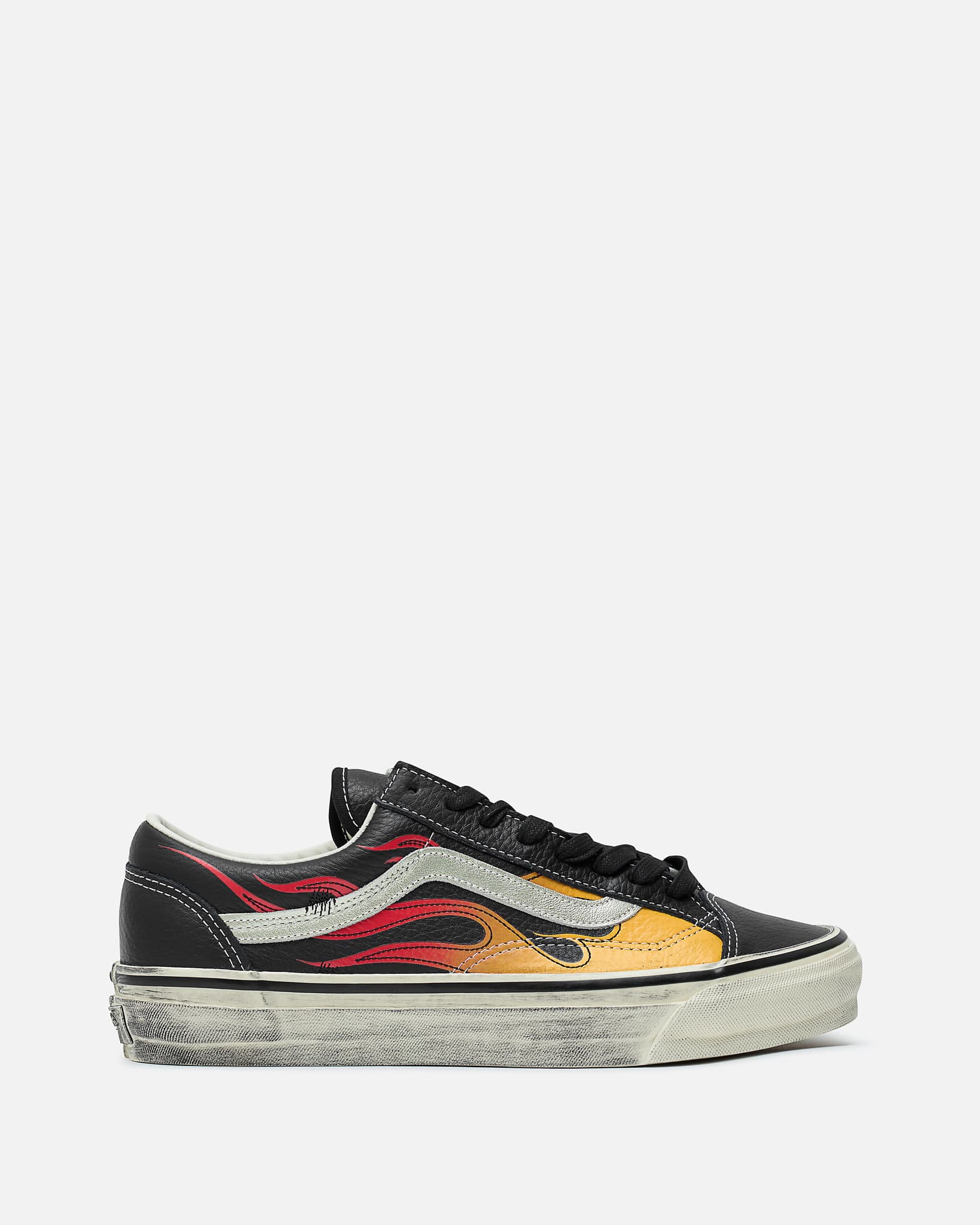 Vans Men's Sneakers Premium Old Skool 36 'Archive Flame Black'
