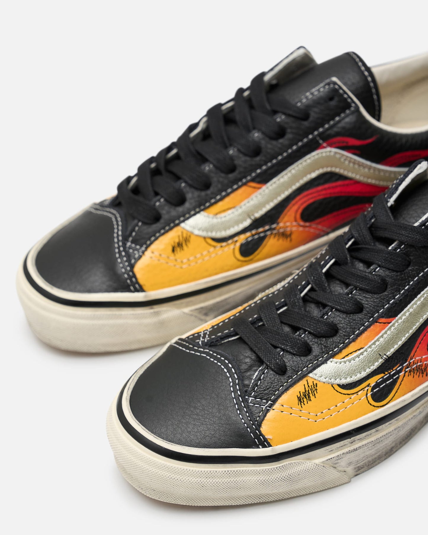 Vans Men's Sneakers Premium Old Skool 36 'Archive Flame Black'