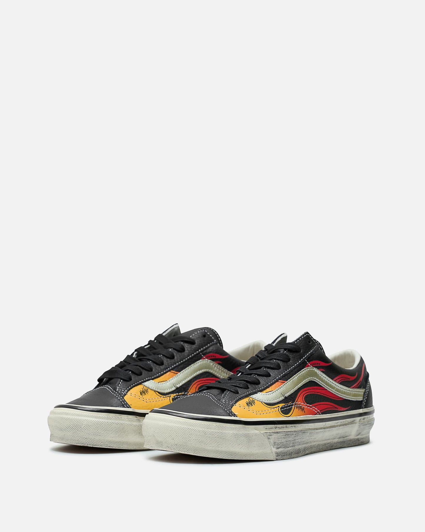 Vans Men's Sneakers Premium Old Skool 36 'Archive Flame Black'