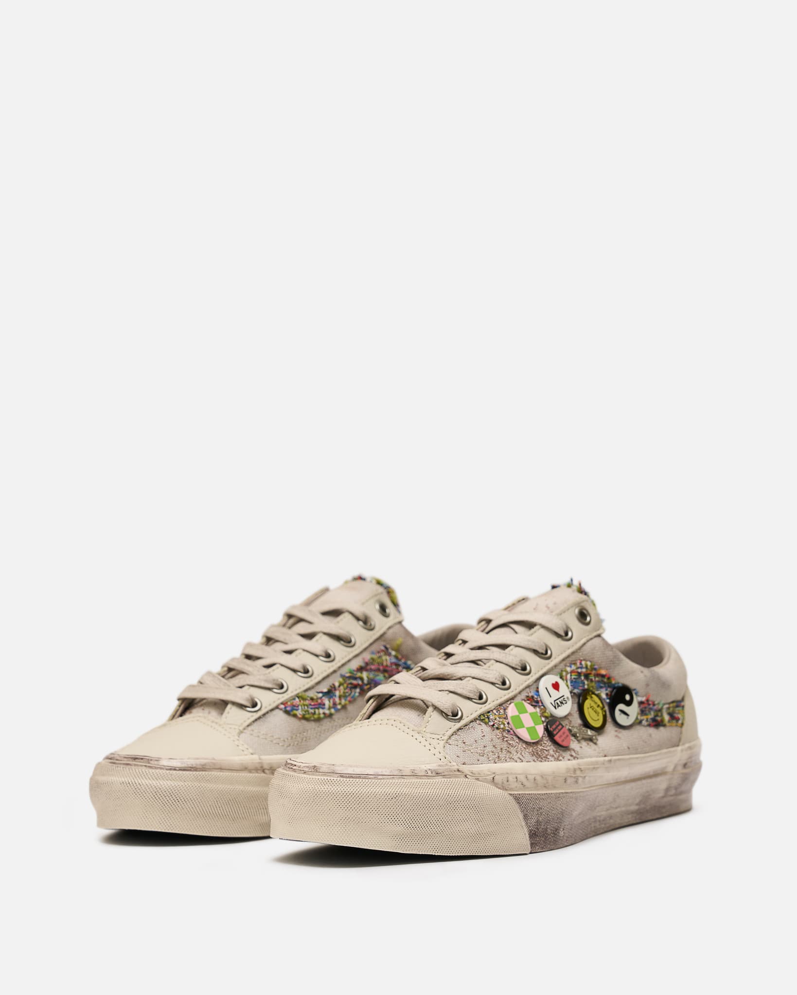 Vans Men's Sneakers Premium Old Skool 36 Souvenir in Oatmeal