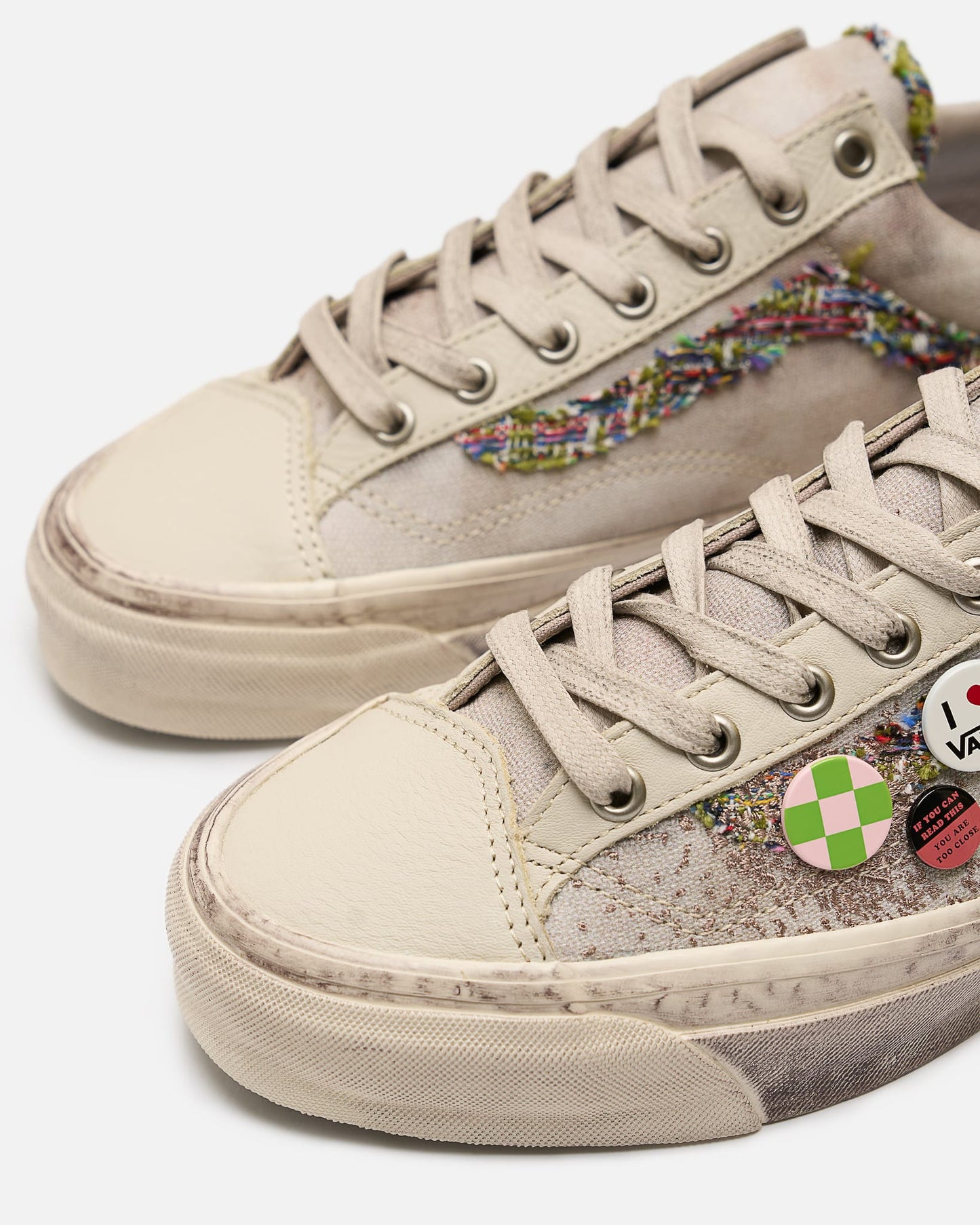 Vans Men's Sneakers Premium Old Skool 36 Souvenir in Oatmeal