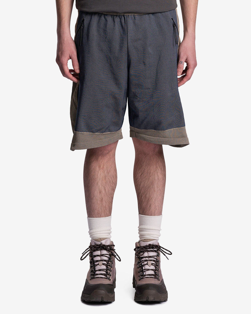 _J.L-A.L_ Men's Shorts Prima Knitted Short in Blu Garda Sabbia