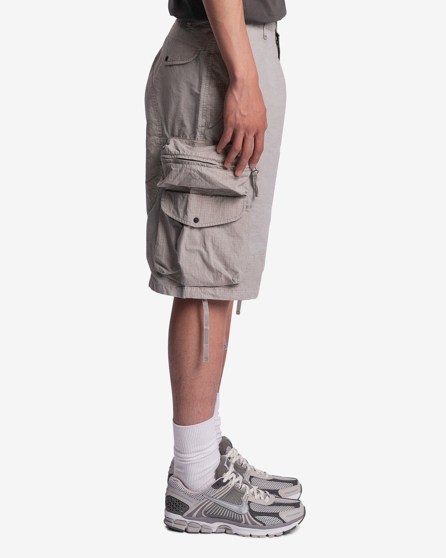 Nemen Men's Shorts Puf Multipocket Parachute Shorts in Vulcan Soil