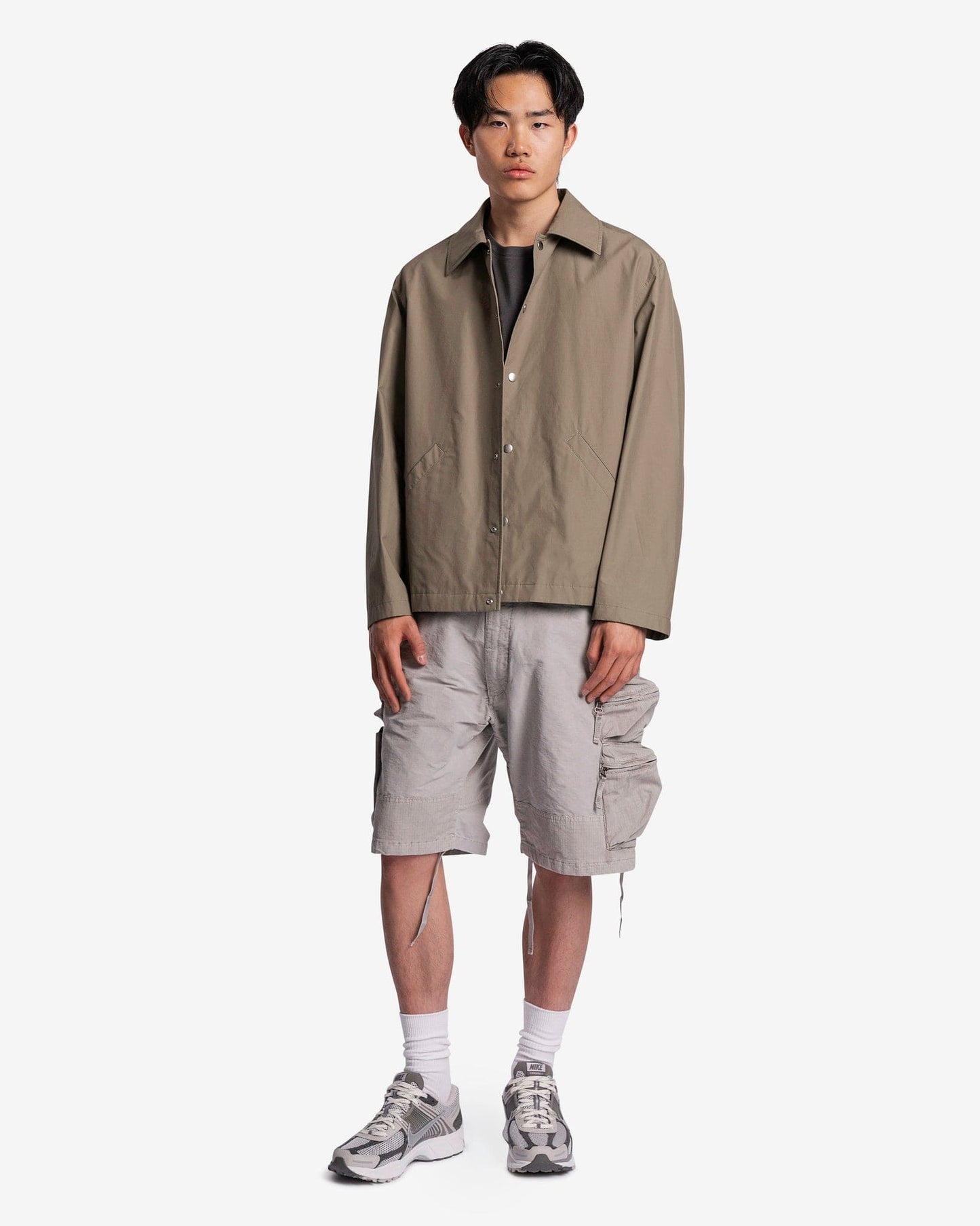 Nemen Men's Shorts Puf Multipocket Parachute Shorts in Vulcan Soil