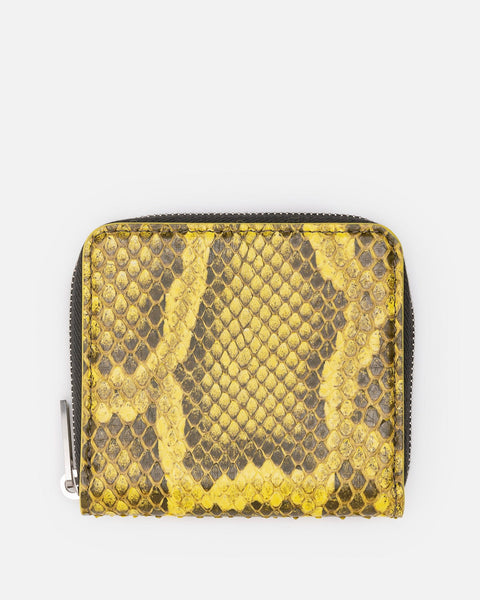 Python Zipped Wallet in Lemon – SVRN