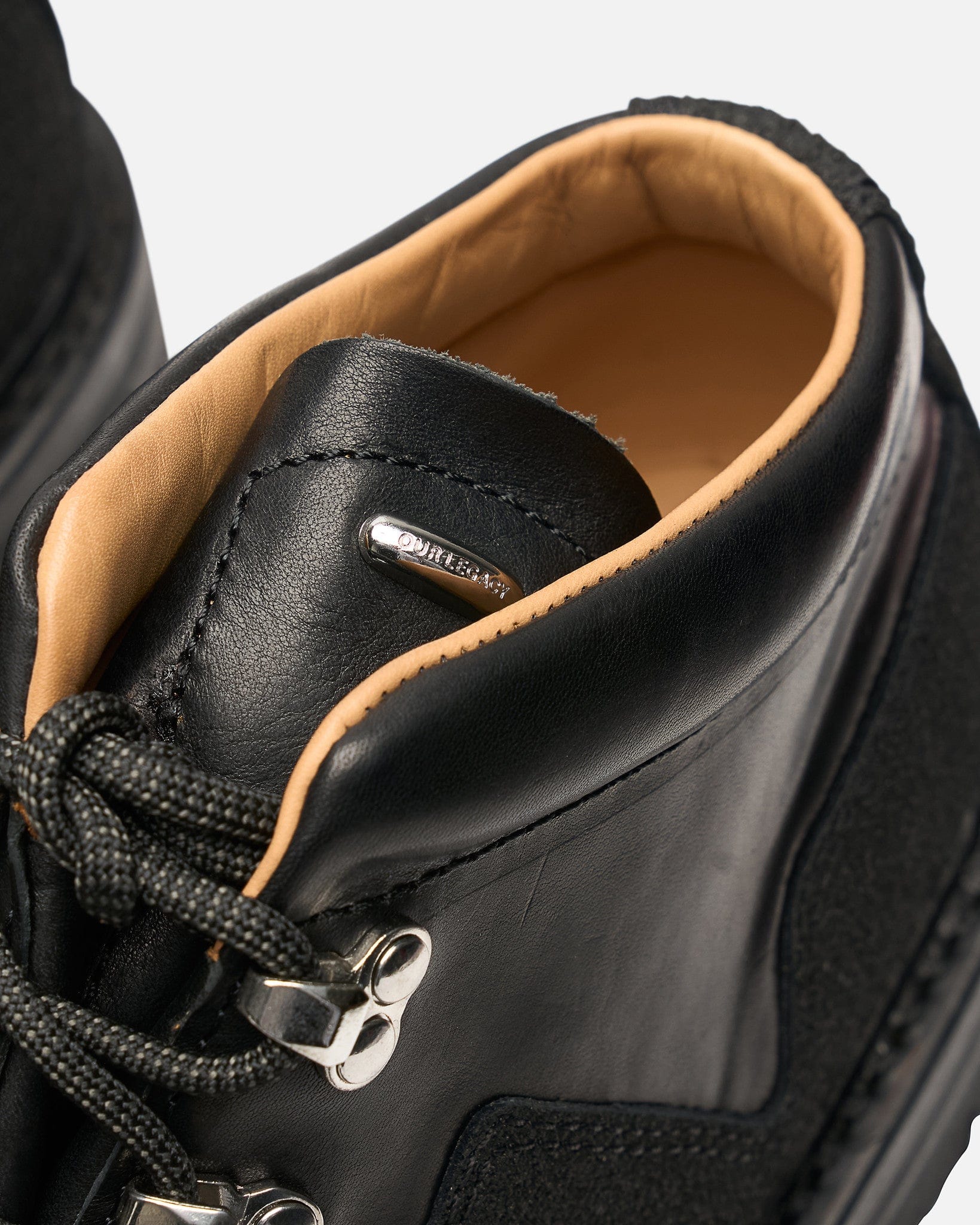 Our Legacy Men's Boots Quest Boot in Boot in Black Tensile Cattle Hide