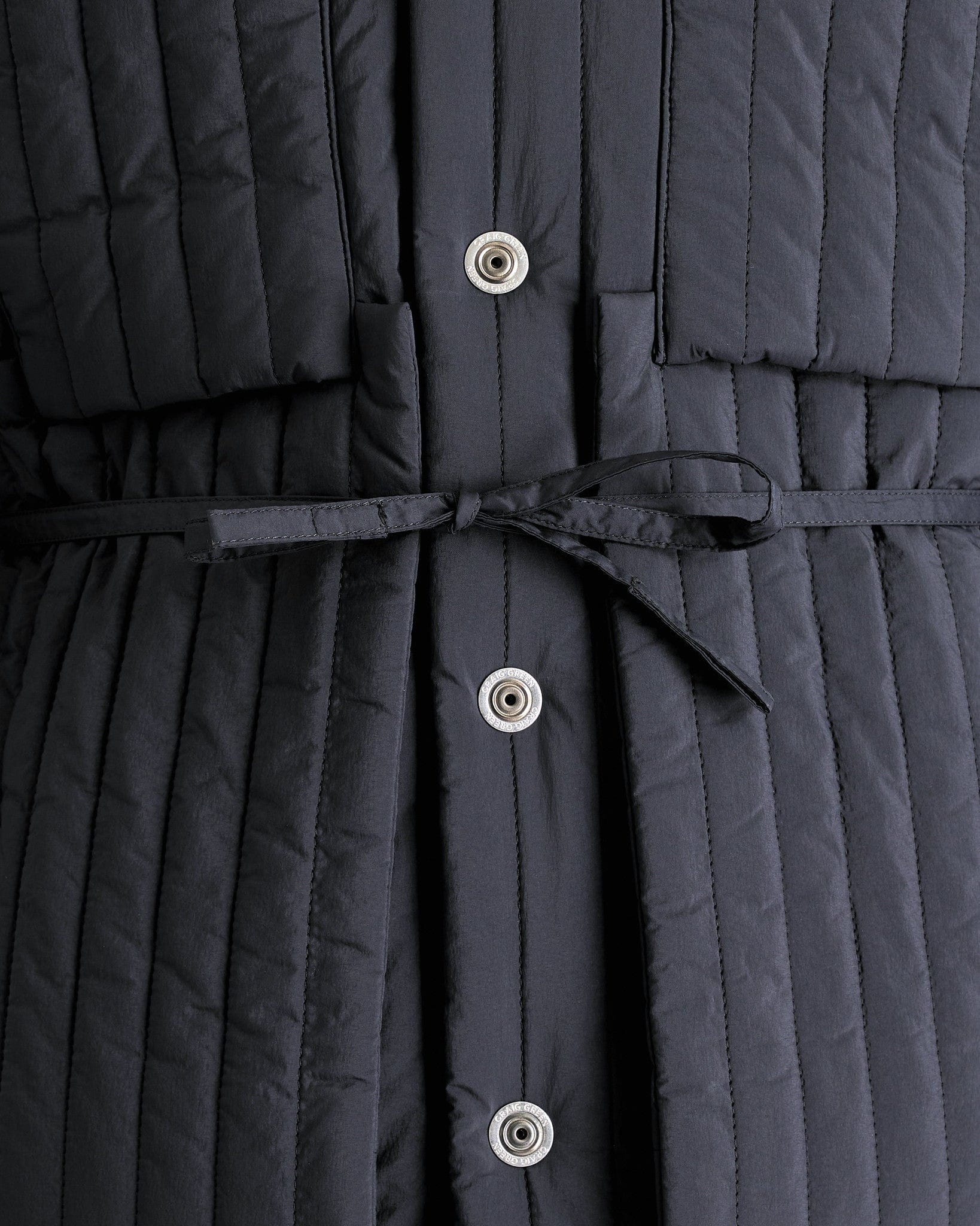 Craig Green Men's Jackets Quilted Worker Jacket in Black
