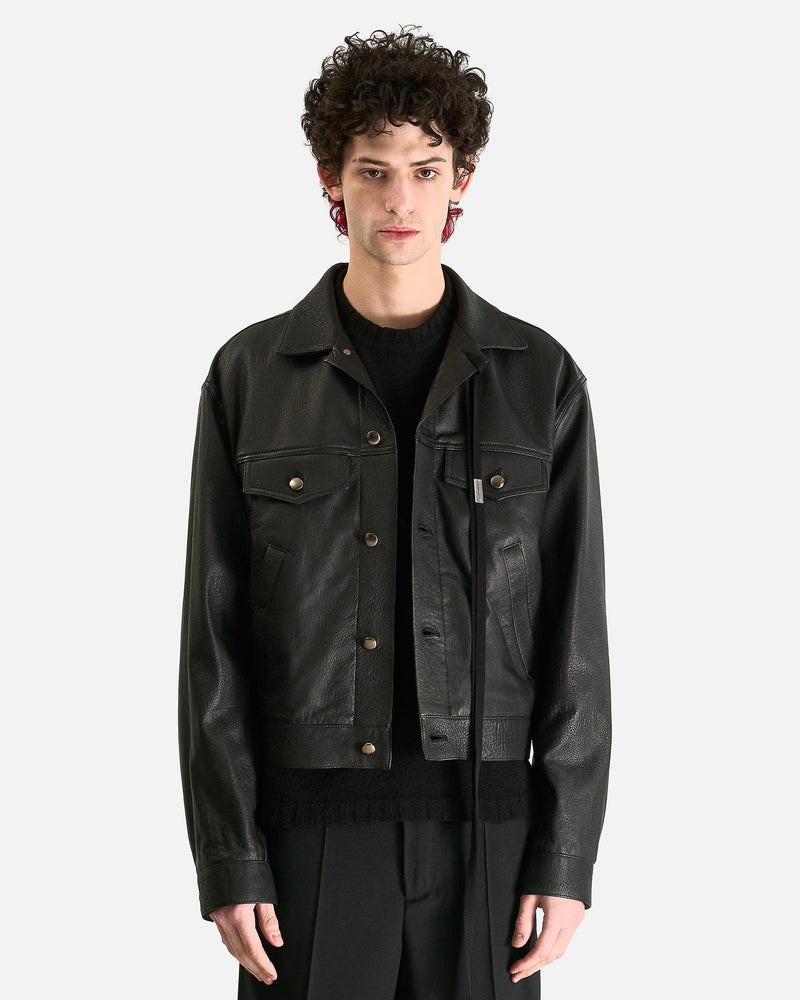 Ann Demeulemeester Men's Jackets Raf 5-Pockets Standard Blouson in Black