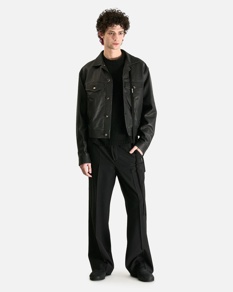 Ann Demeulemeester Men's Jackets Raf 5-Pockets Standard Blouson in Black