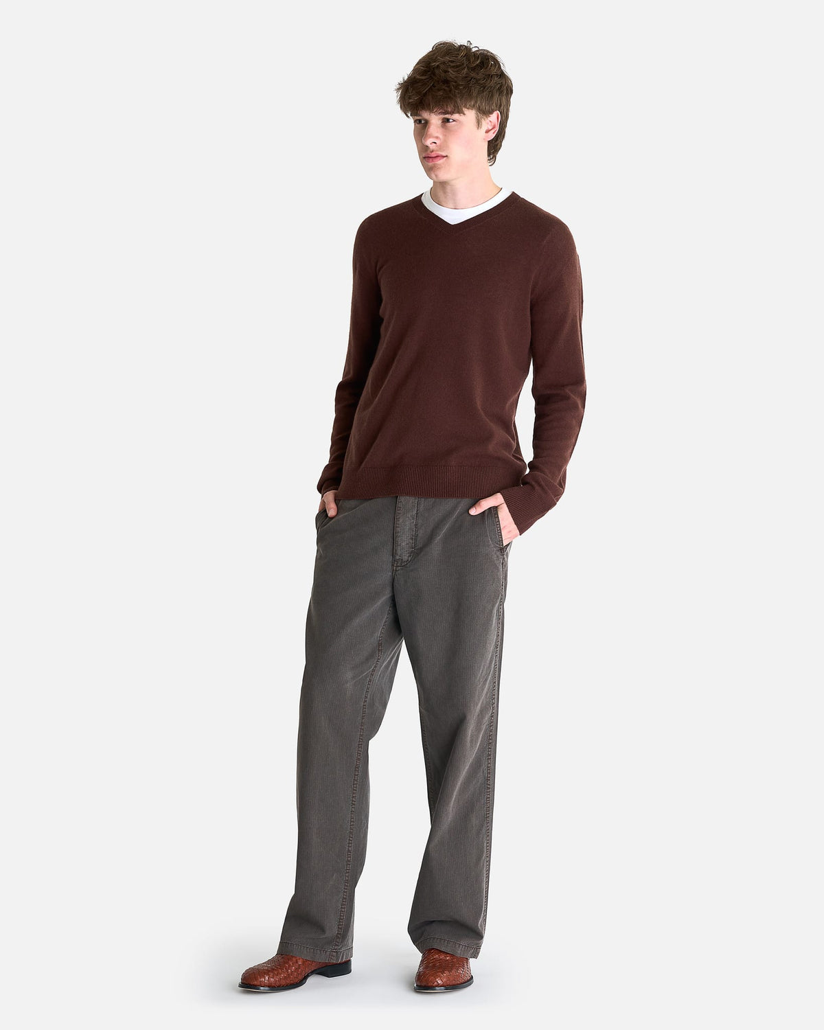 The Row Men's Pants Ramil Pant in Mud