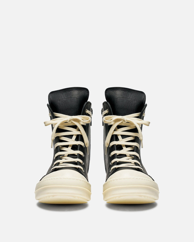 Rick Owens Men's Sneakers Ramones in Black/Milk