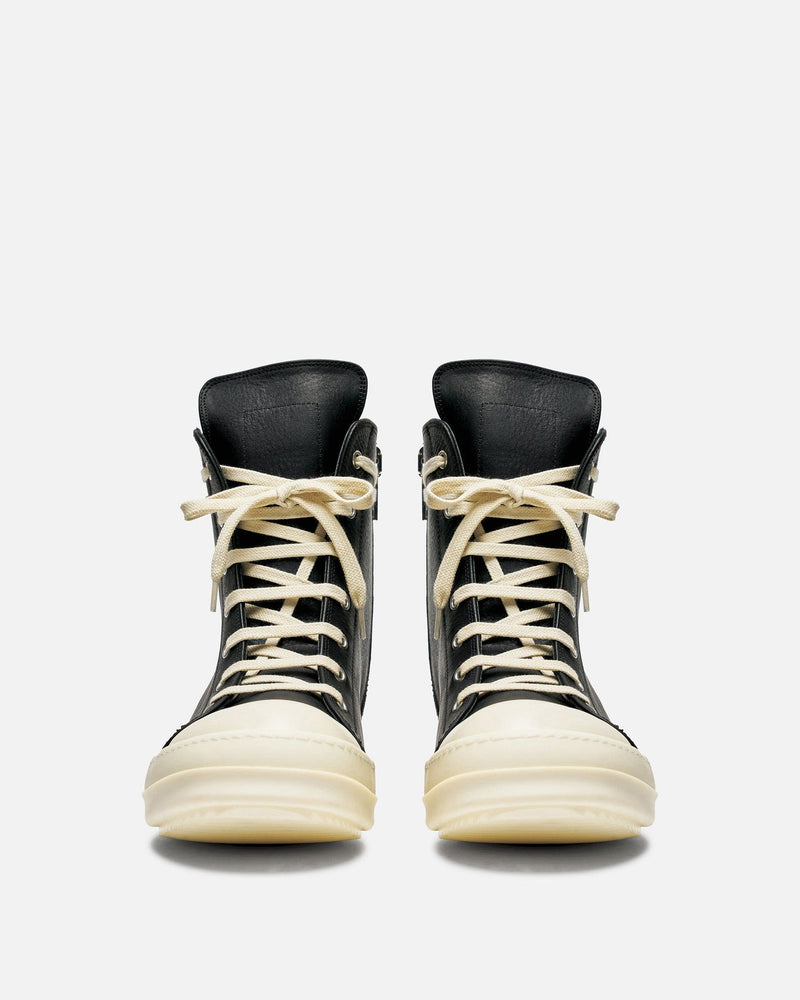 Rick Owens Men's Sneakers Ramones in Black/Milk