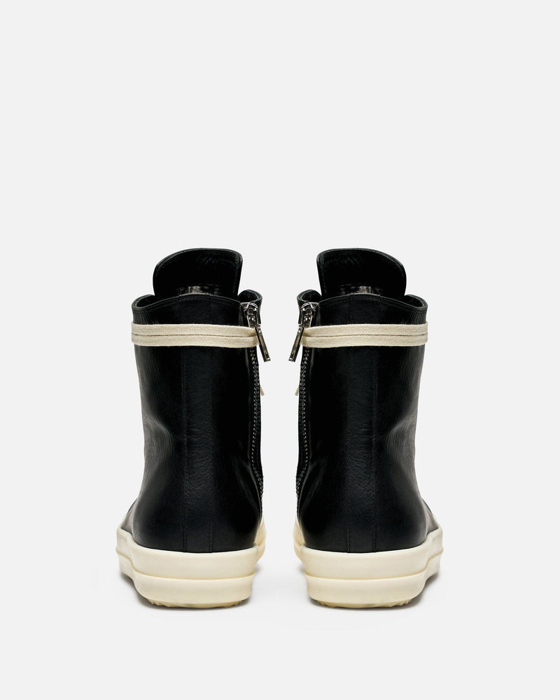 Rick Owens Men's Sneakers Ramones in Black/Milk