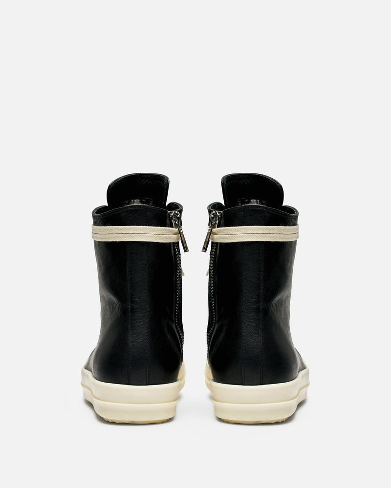 Rick Owens Men's Sneakers Ramones in Black/Milk