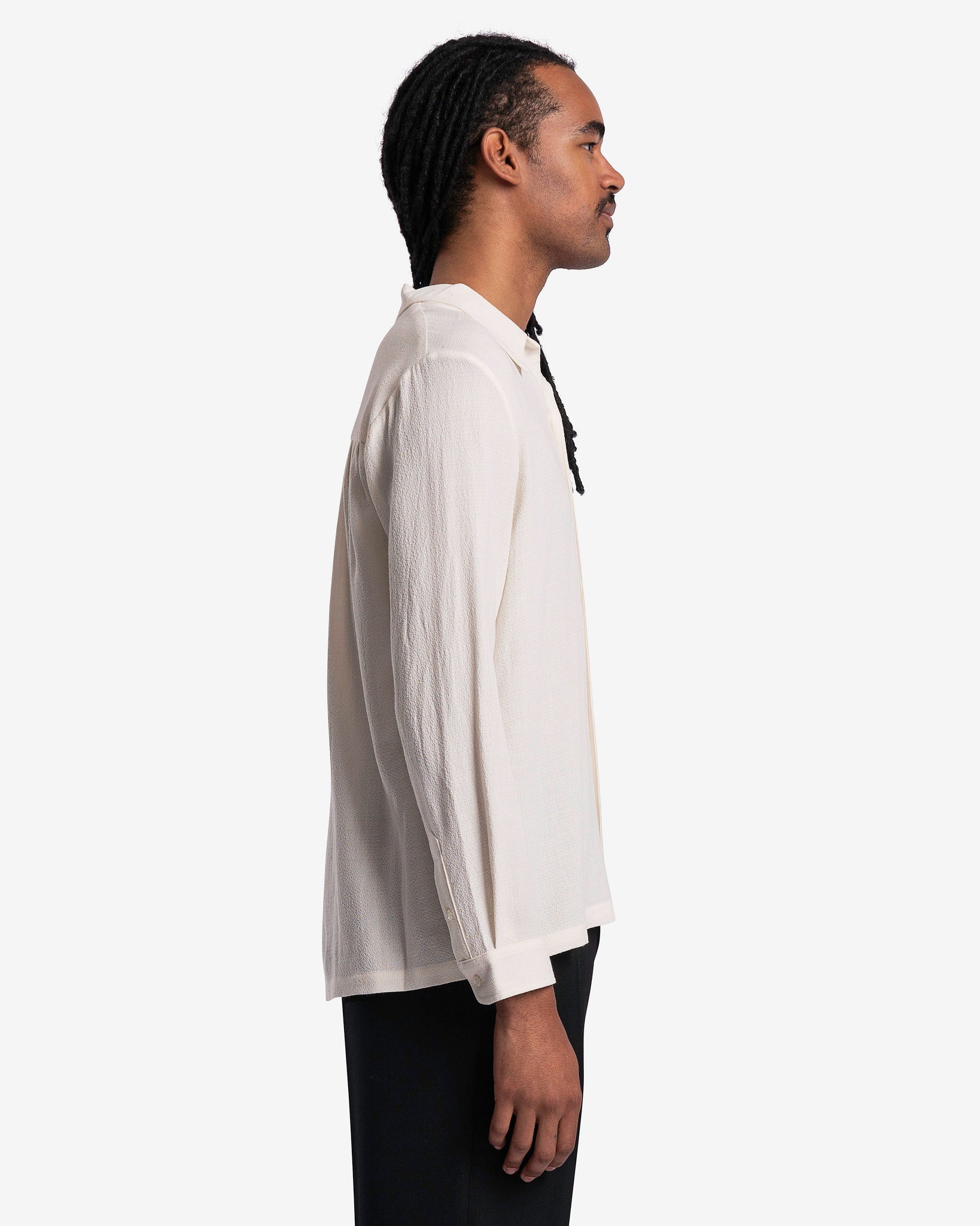Séfr Men's Shirts Rampoua Shirt in Off-White