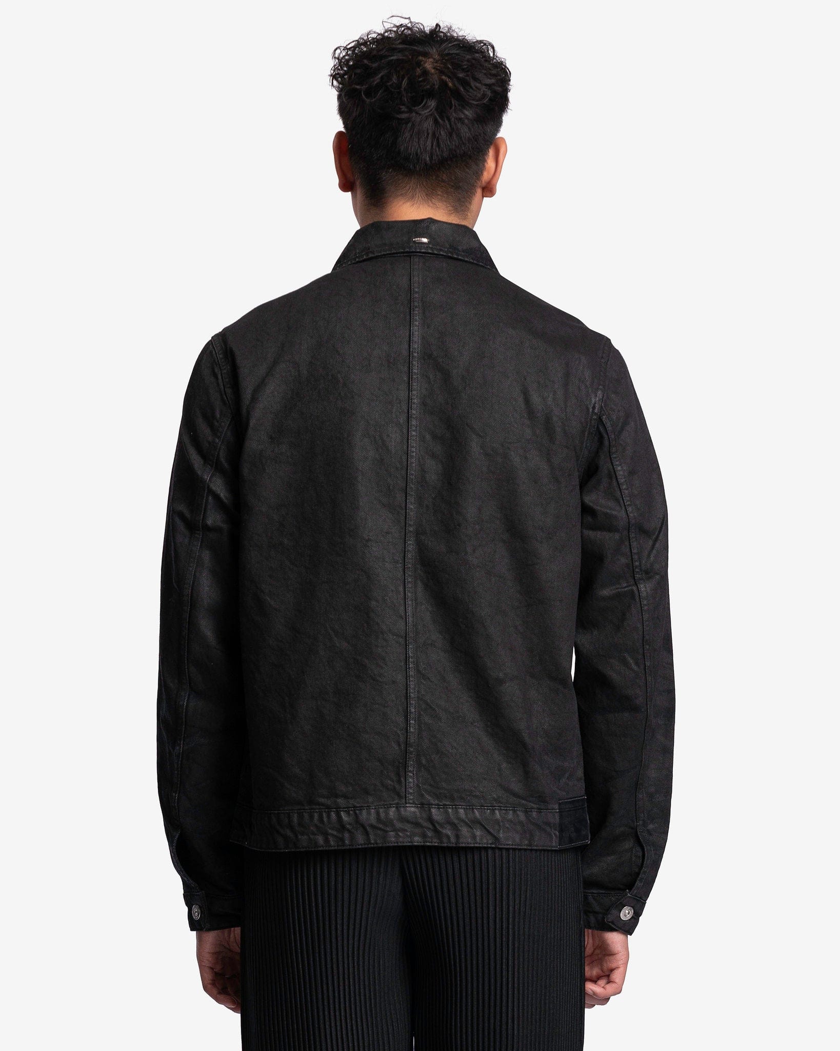 Rebirth Jacket in Waxed Black Denim – SVRN