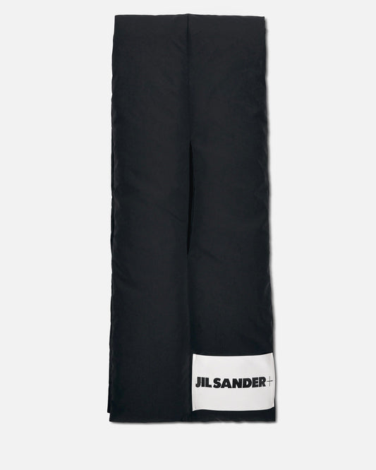 Jil Sander Scarves O/S Recycled Polyester Down Scarf in Black