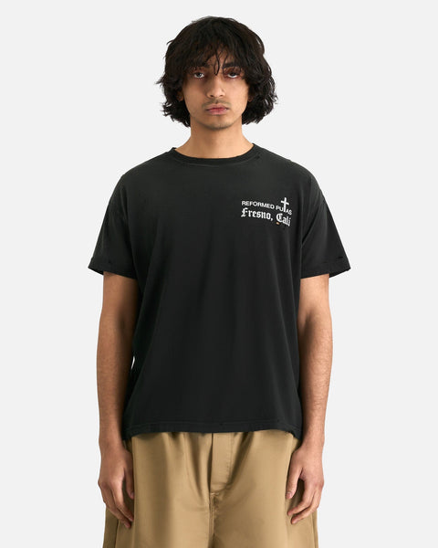 【60％OFF】 Reformed Putas Destroyed Easy Tee in Black – SVRN トップス