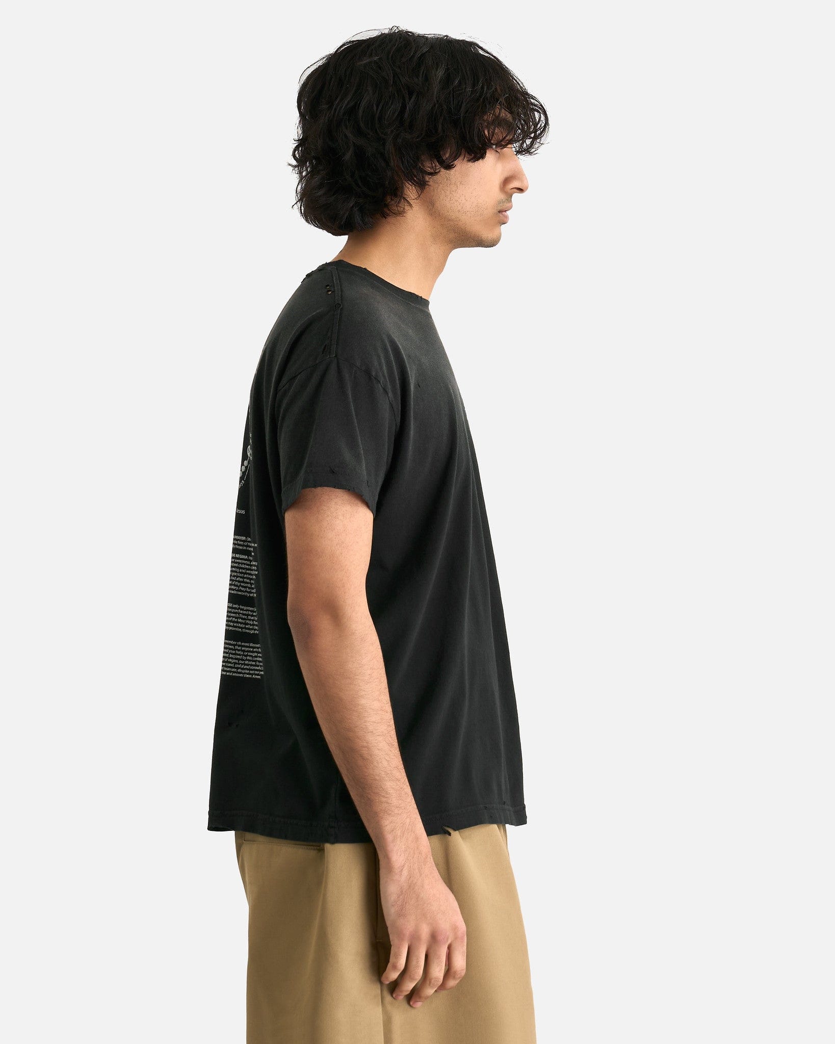 Reformed Putas Destroyed Easy Tee in Black – SVRN Reformed Putas Destroyed Easy Tee in Black – SVRN