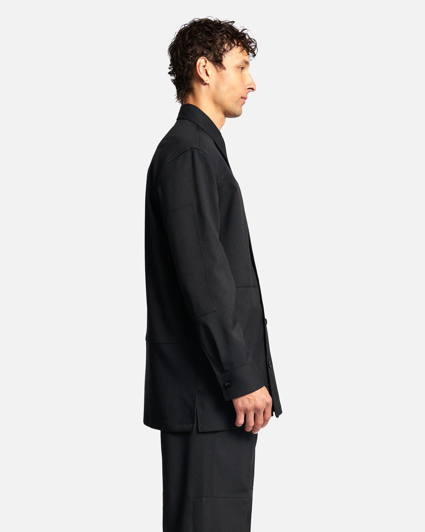 Jil Sander Men's Shirts Relaxed Fit Shirt in Black