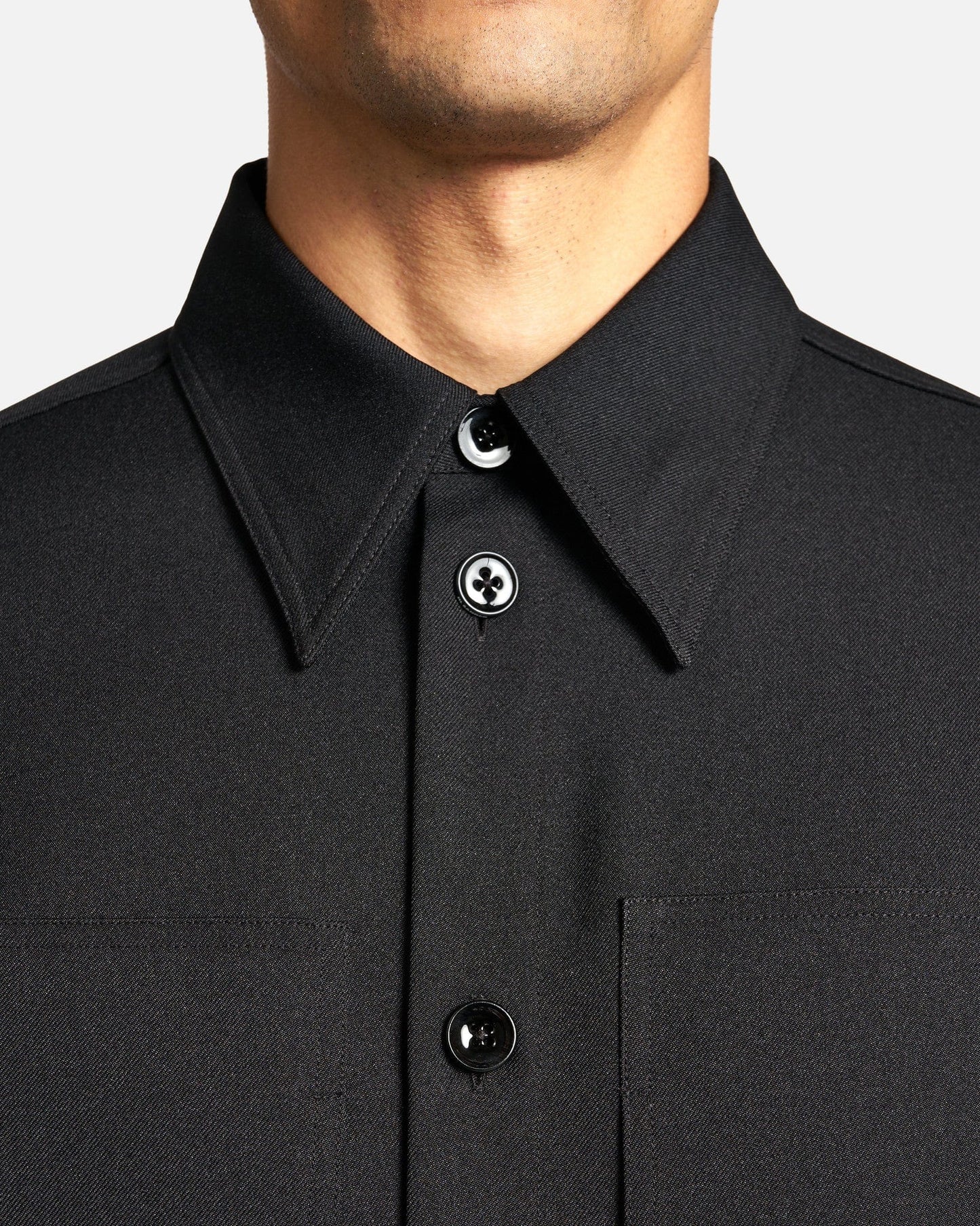 Jil Sander Men's Shirts Relaxed Fit Shirt in Black