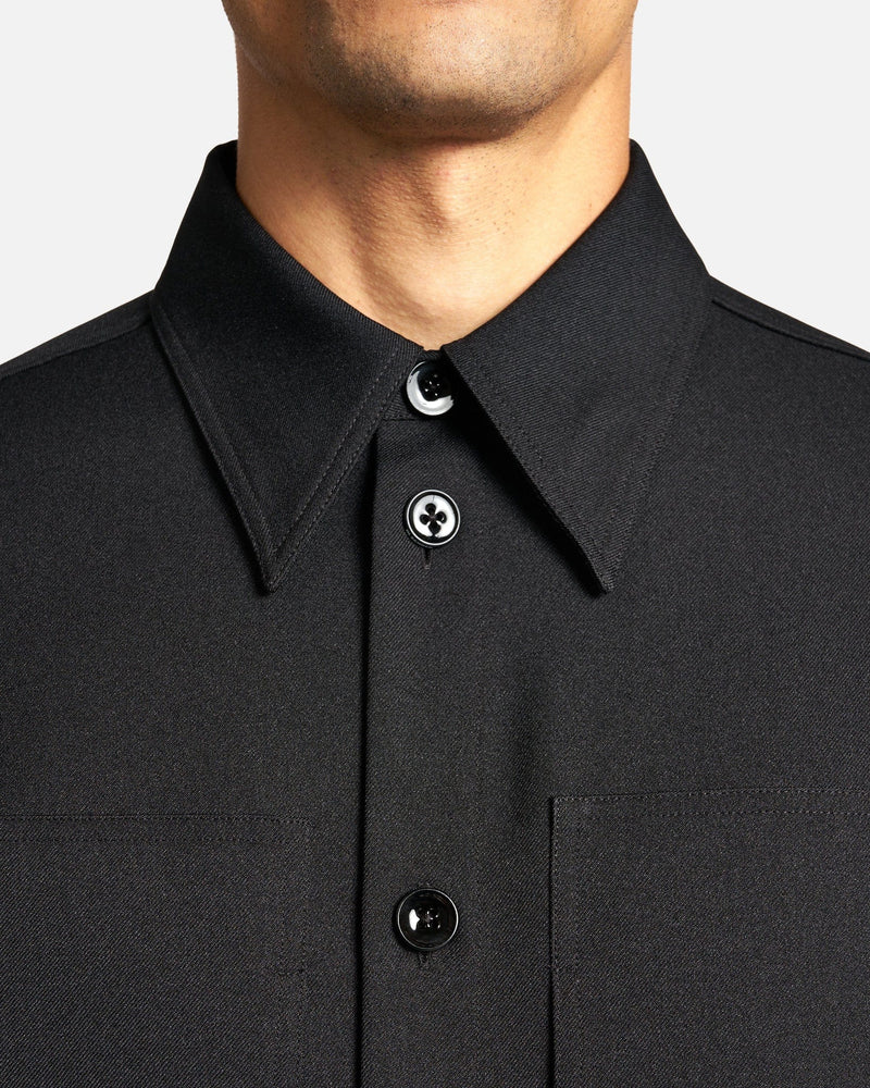 Jil Sander Men's Shirts Relaxed Fit Shirt in Black