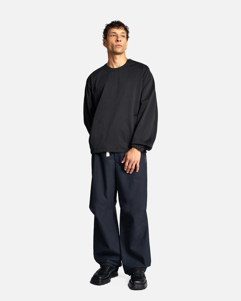 Jil Sander Men's Pants Relaxed Fit Trouser 56 in Dark Blue