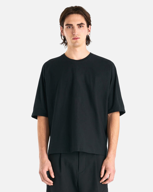 Homme Plissé Issey Miyake Men's T-Shirts Release-T Basic in Black
