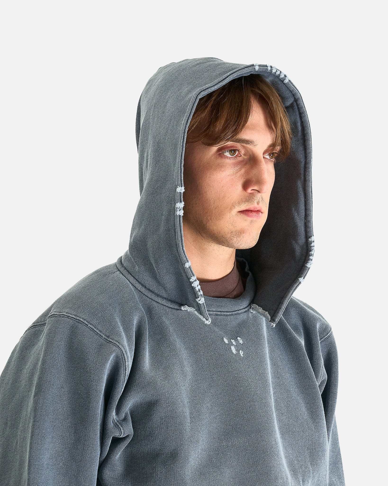 Our Legacy Men's Sweatshirts Relic Hoodie in Blue 1000 Points Print