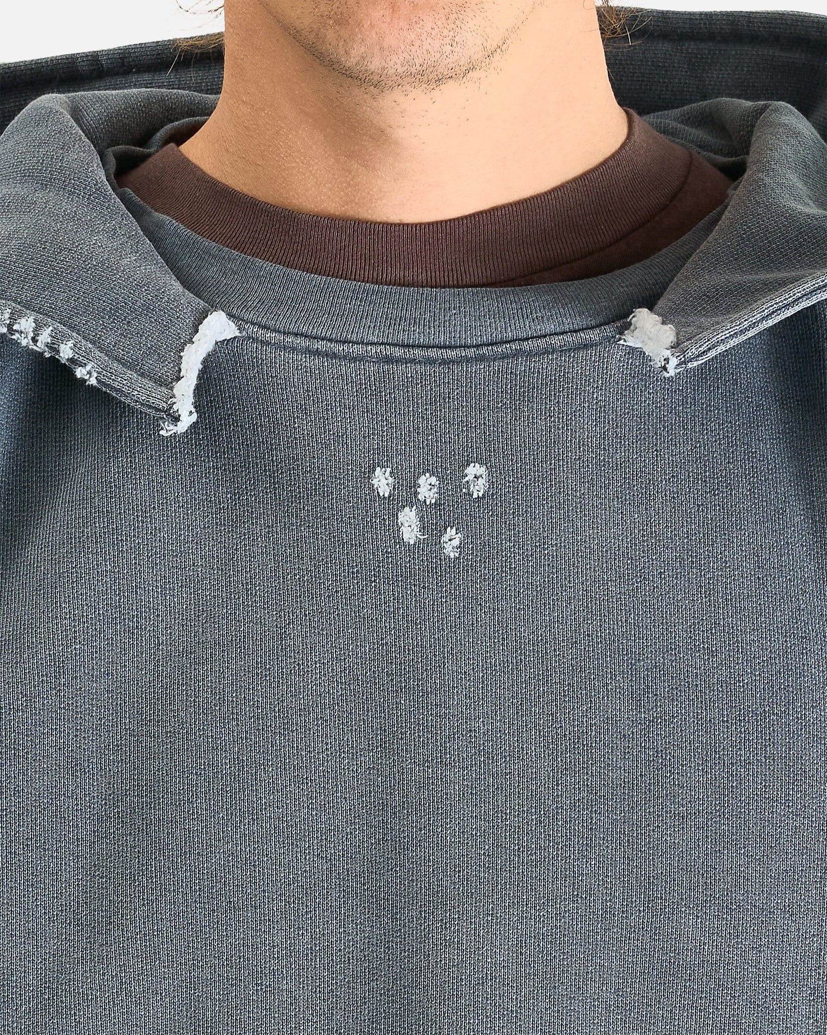 Our Legacy Men's Sweatshirts Relic Hoodie in Blue 1000 Points Print