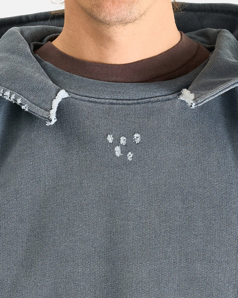 Our Legacy Men's Sweatshirts Relic Hoodie in Blue 1000 Points Print