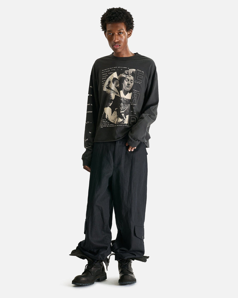 Enfants Riches Deprimes Men's T-Shirts Remember When LS T-Shirt in Faded Black