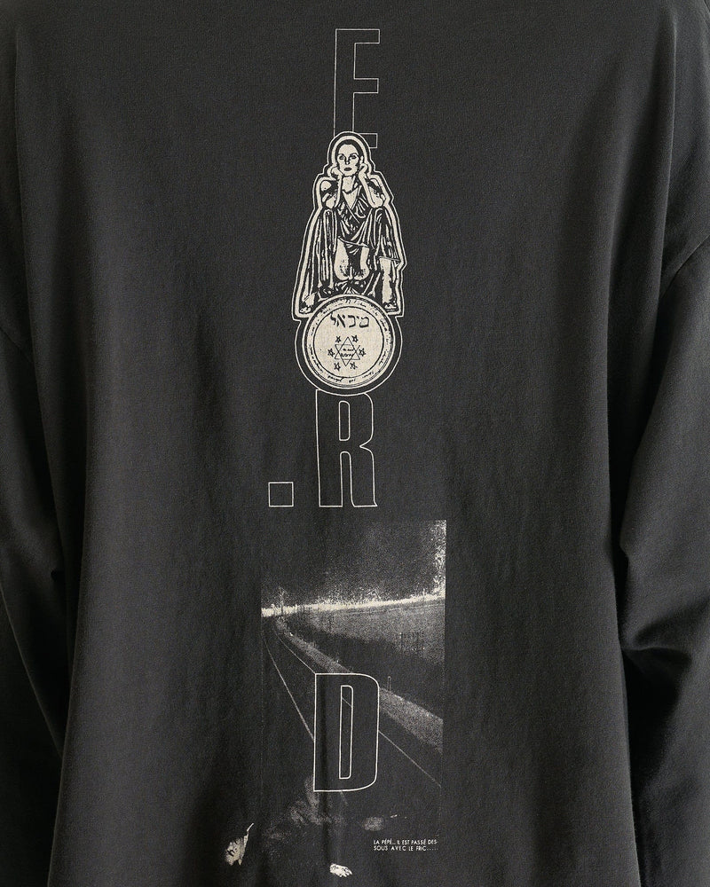 Enfants Riches Deprimes Men's T-Shirts Remember When LS T-Shirt in Faded Black