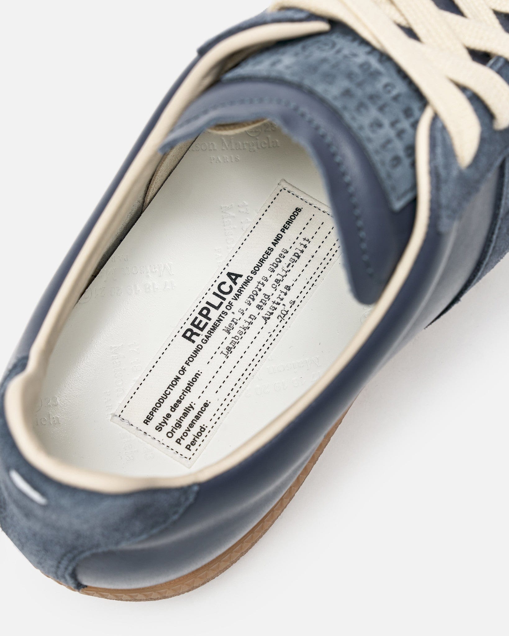 Maison Margiela Men's Sneakers Replica Sneakers in Pewter