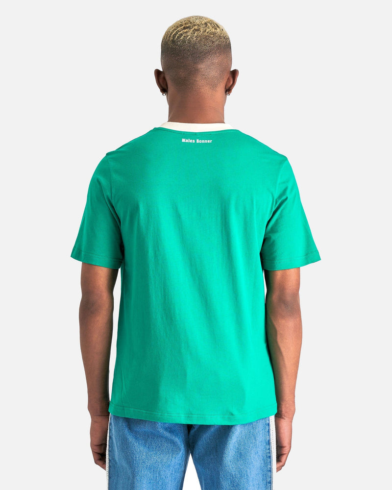 Wales Bonner Men's T-Shirts Resilience T-Shirt in Green