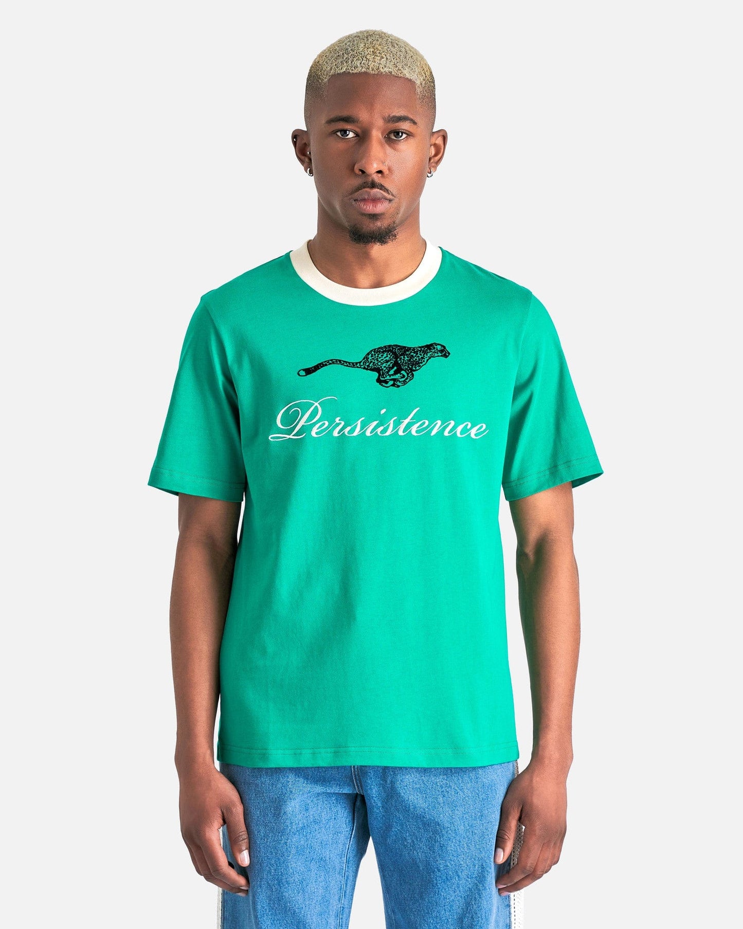 Wales Bonner Men's T-Shirts Resilience T-Shirt in Green