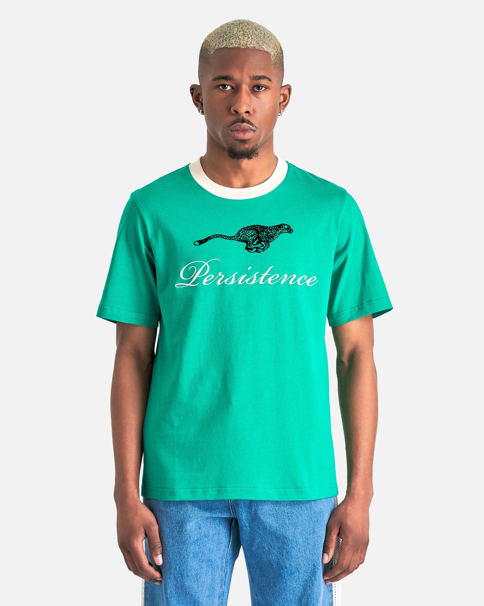 Wales Bonner Men's T-Shirts Resilience T-Shirt in Green