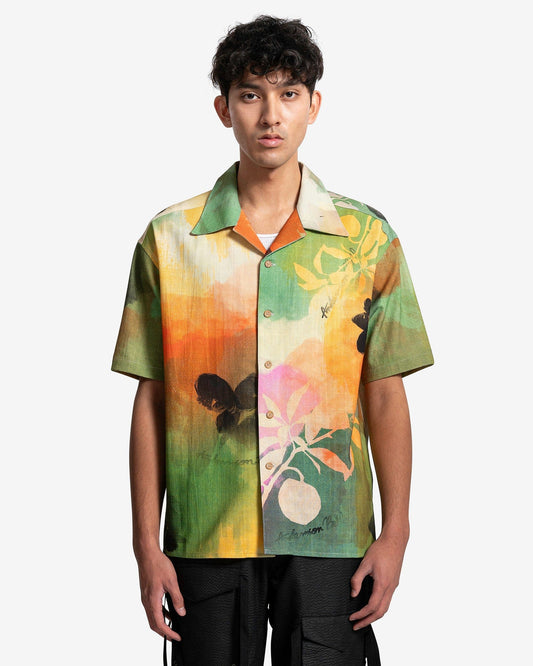 Andersson Bell Men's Shirts Rhino Tie Dye Print Shirt in Multi