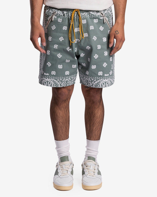 Rhude Men's Shorts Rhude Bandana Shorts in Sage